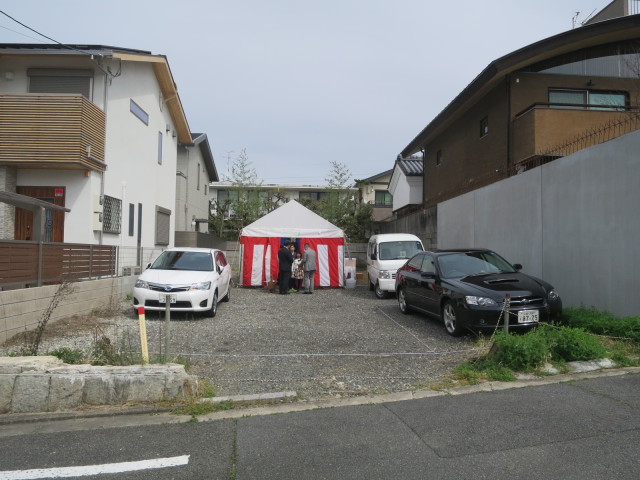京都の住宅 N house 地鎮祭